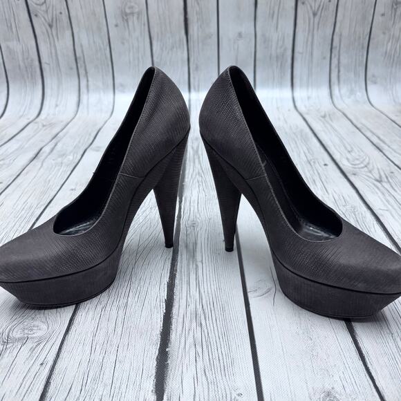Yves Saint Laurent Rive Gauche Aliama Pump Brown Coffee Size 38 (US 7 1/2) - Picture 8 of 9
